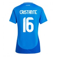 Italien Bryan Cristante #16 Hemmatröja Kvinnor EM 2024 Korta ärmar